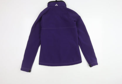 Technicals Women's Purple Soft Shell Jacket Size 8