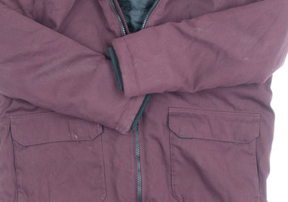 TOG24 Boys Red Parka Jacket, Size 164, Winter Ready