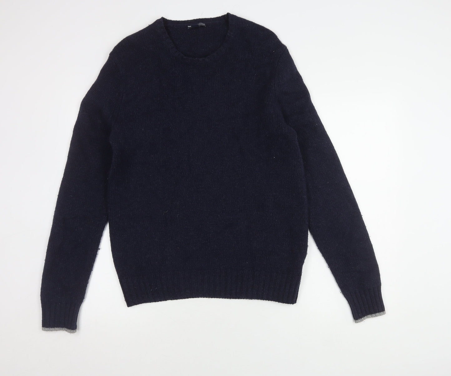 Gap Men's Blue Wool Pullover Jumper - Size M