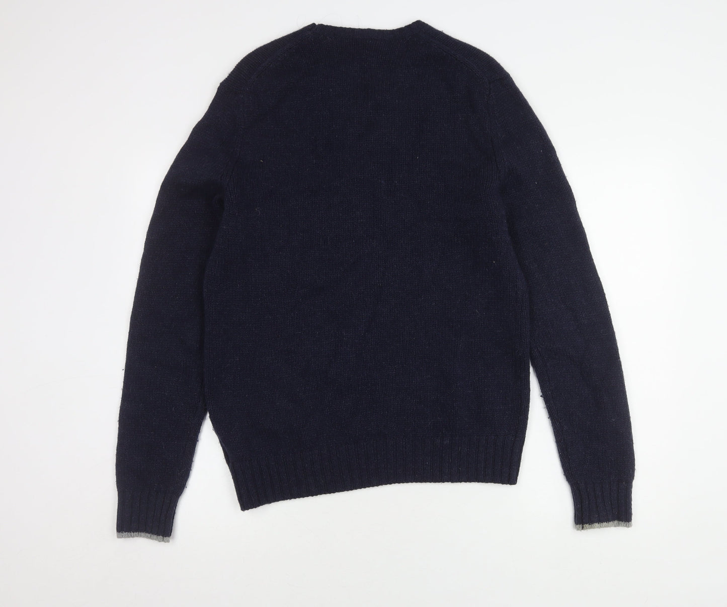 Gap Men's Blue Wool Pullover Jumper - Size M
