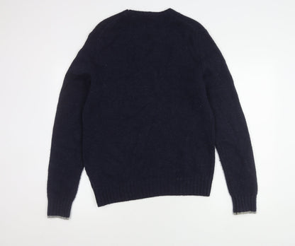 Gap Men's Blue Wool Pullover Jumper - Size M