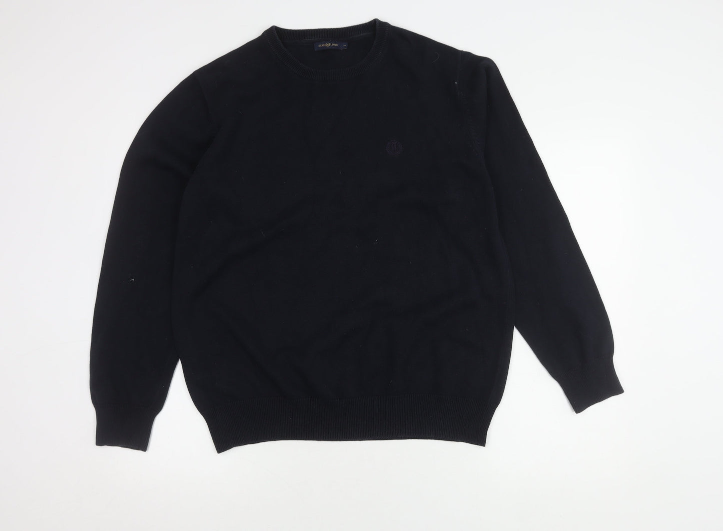 Henri Lloyd Men's Black Pullover Jumper L