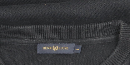 Henri Lloyd Men's Black Pullover Jumper L