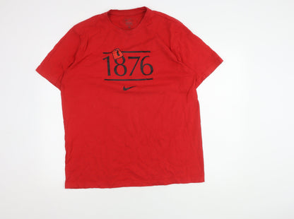 Nike Men's Red XL Graphic Print T-Shirt
