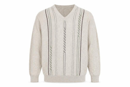 Mens UK Size L Greenwoods Beige Pullover Jumper
