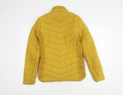 Womens UK Size 10 Joules Yellow Puffer Jacket