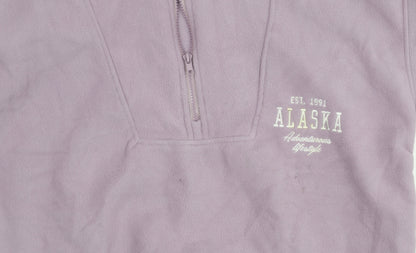Teen UK Size XS Pull&Bear Purple Pullover Sweatshirt