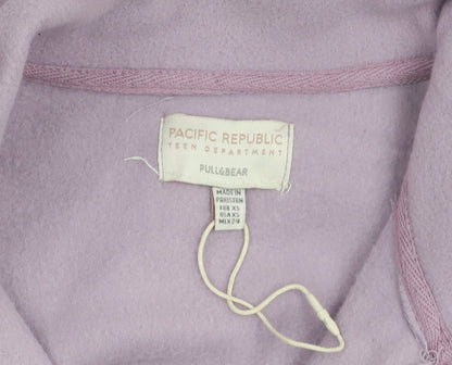 Teen UK Size XS Pull&Bear Purple Pullover Sweatshirt