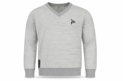 Mens UK Size M Henleys Grey Pullover Jumper