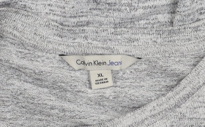 Calvin Klein Women’s Grey Jersey Dress XL