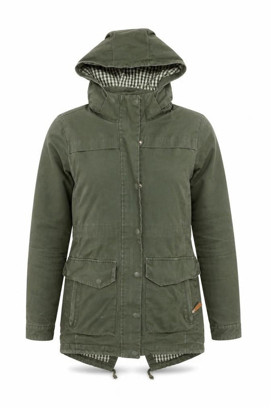 Womens UK Size 2XS Trespass Green 3-in-1 Jacket