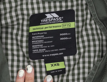Womens UK Size 2XS Trespass Green 3-in-1 Jacket