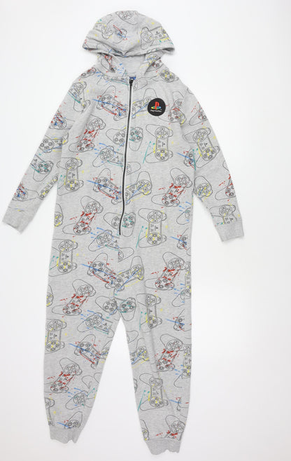 Next Boys Grey PlayStation One Piece Long Sleeve