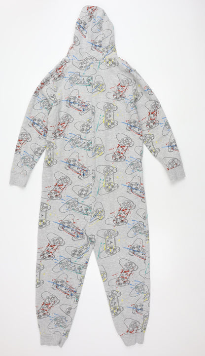 Next Boys Grey PlayStation One Piece Long Sleeve