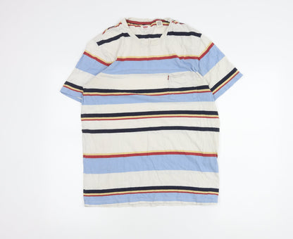 Levi's Men's Multicoloured Striped T-Shirt M