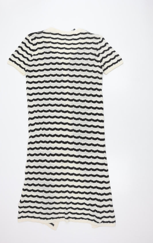 Boohoo Women's Striped Knit Dress, Size 14, Casual
