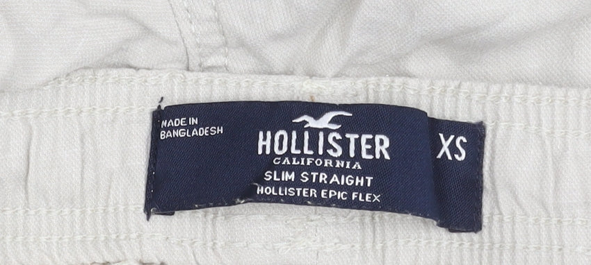Hollister Men's Beige Slim Trousers XS Casual