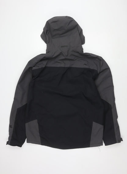 Mens UK Size S Peter Storm Black Rain Coat