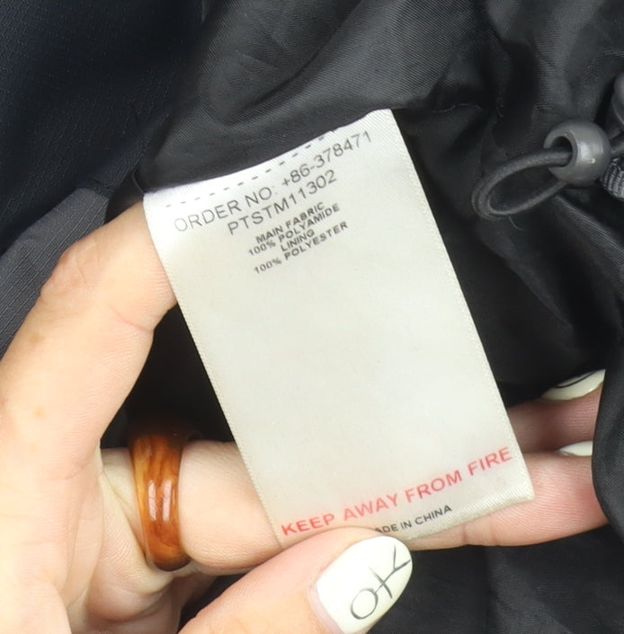 Mens UK Size S Peter Storm Black Rain Coat