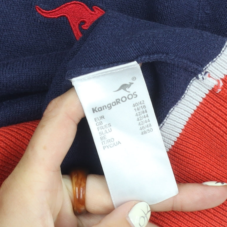 KangaROOS Women's Blue Pullover Jumper, Size 14/16