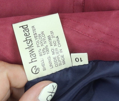 Womens UK Size 10 Hawkshead Red Basic Jacket