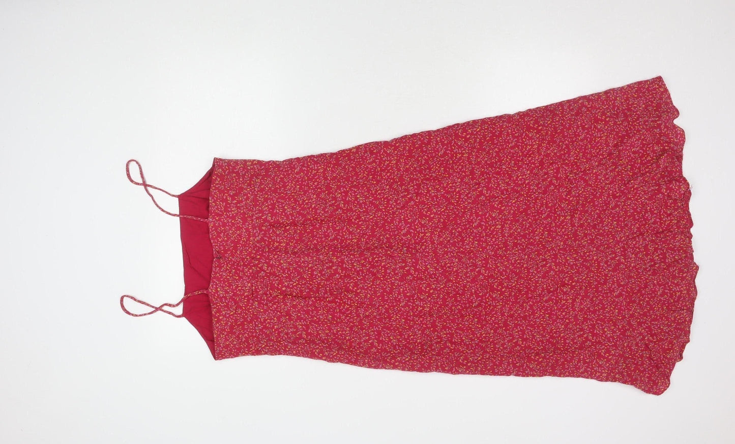 GAP Women's Red Floral Dress, Size 10, Sleeveless, Summer