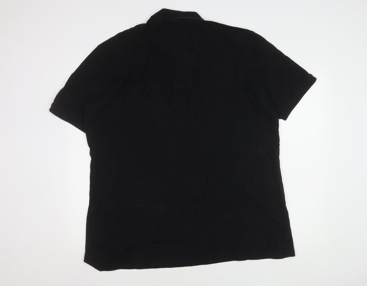 Fila Men's Black Polo Shirt XXL Short Sleeve