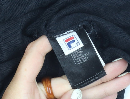 Fila Men's Black Polo Shirt XXL Short Sleeve