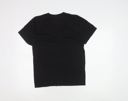 Adidas Men's Black Miami Heat Graphic T-Shirt S