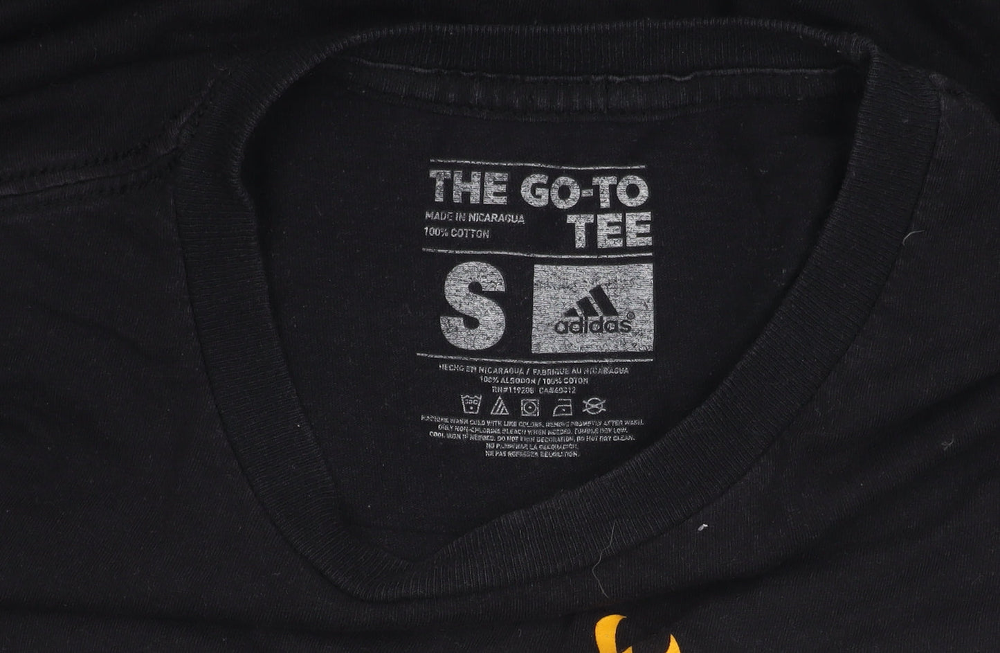 Adidas Men's Black Miami Heat Graphic T-Shirt S