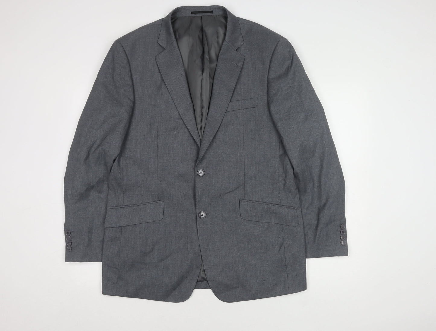 Mens UK Size 42 Charlton Gray Regular Grey Suit Jacket