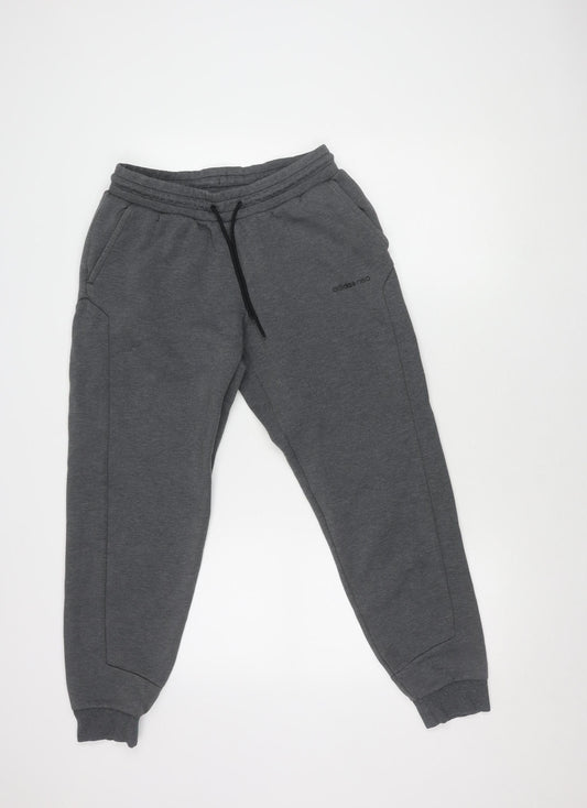 Adidas Men's Grey Jogger Trousers S