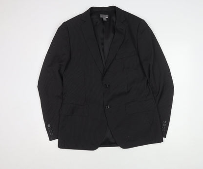Mens UK Size 42 H&M  Black Suit Jacket