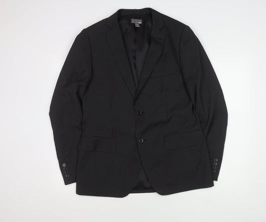 Mens UK Size 42 H&M  Black Suit Jacket