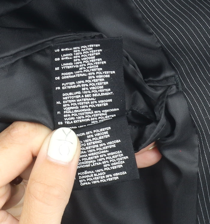 Mens UK Size 42 H&M  Black Suit Jacket