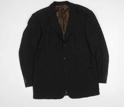 Mens UK Size 40 HUGO BOSS Regular Brown Suit Jacket