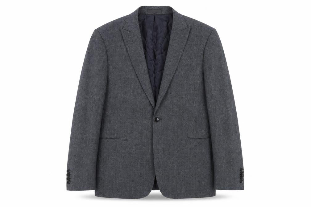 Front view of Kin by John Lewis Men's Grey Blazer, 40S