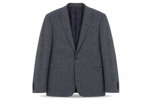 Front view of Kin by John Lewis Men's Grey Blazer, 40S