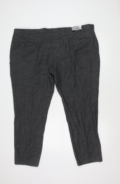 Moss Men's Black Dress Pants 46