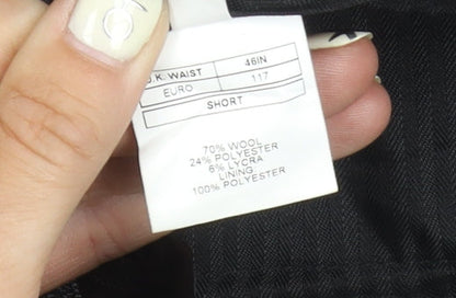 Moss Men's Black Dress Pants 46