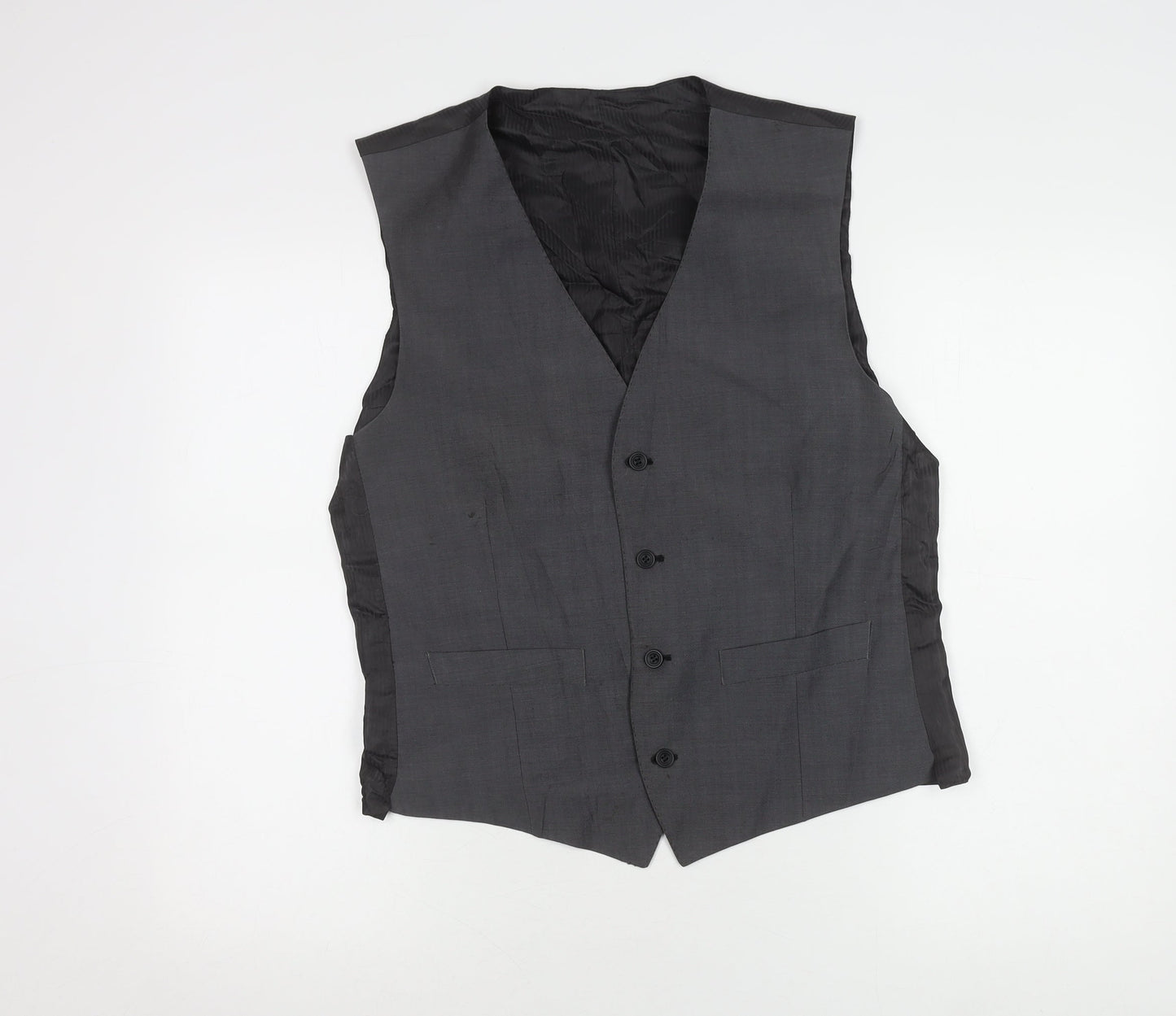 Mens UK Size 40 Jasper Conran Regular Grey Suit Waistcoat