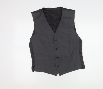 Mens UK Size 40 Jasper Conran Regular Grey Suit Waistcoat