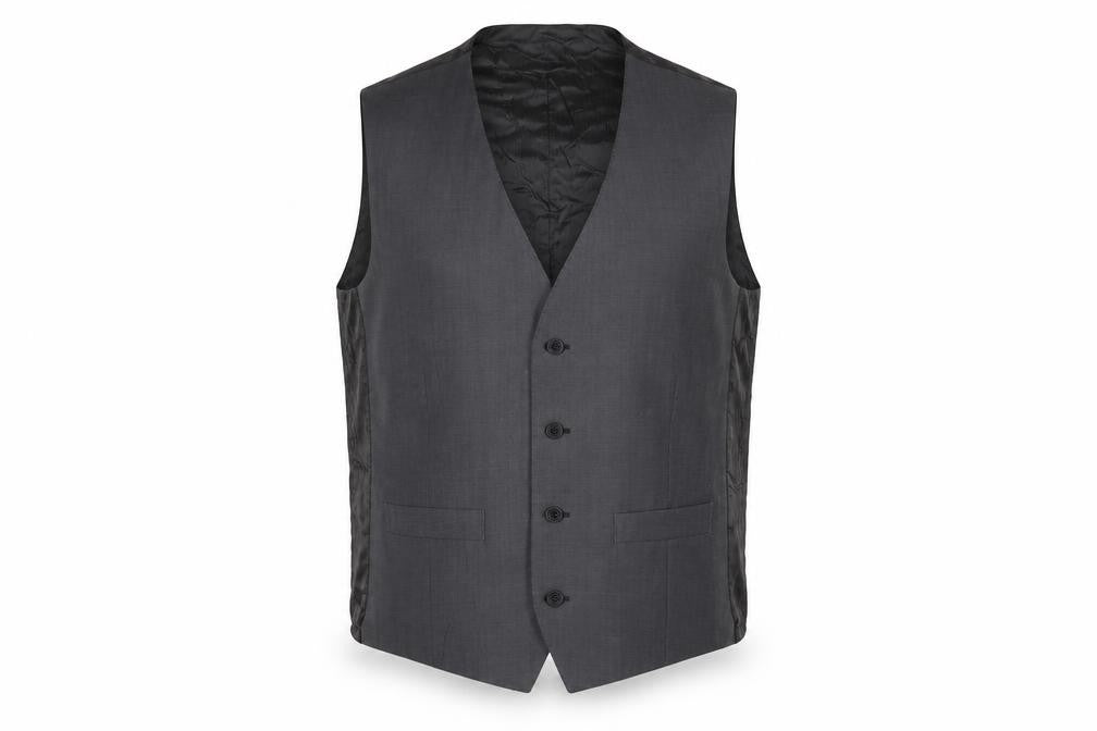 Mens UK Size 40 Jasper Conran Regular Grey Suit Waistcoat