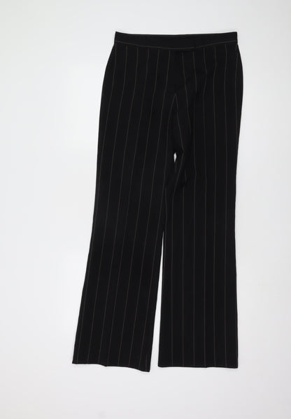Womens UK Size 10 Marks and Spencer Regular Fit Business Casual Black Trousers