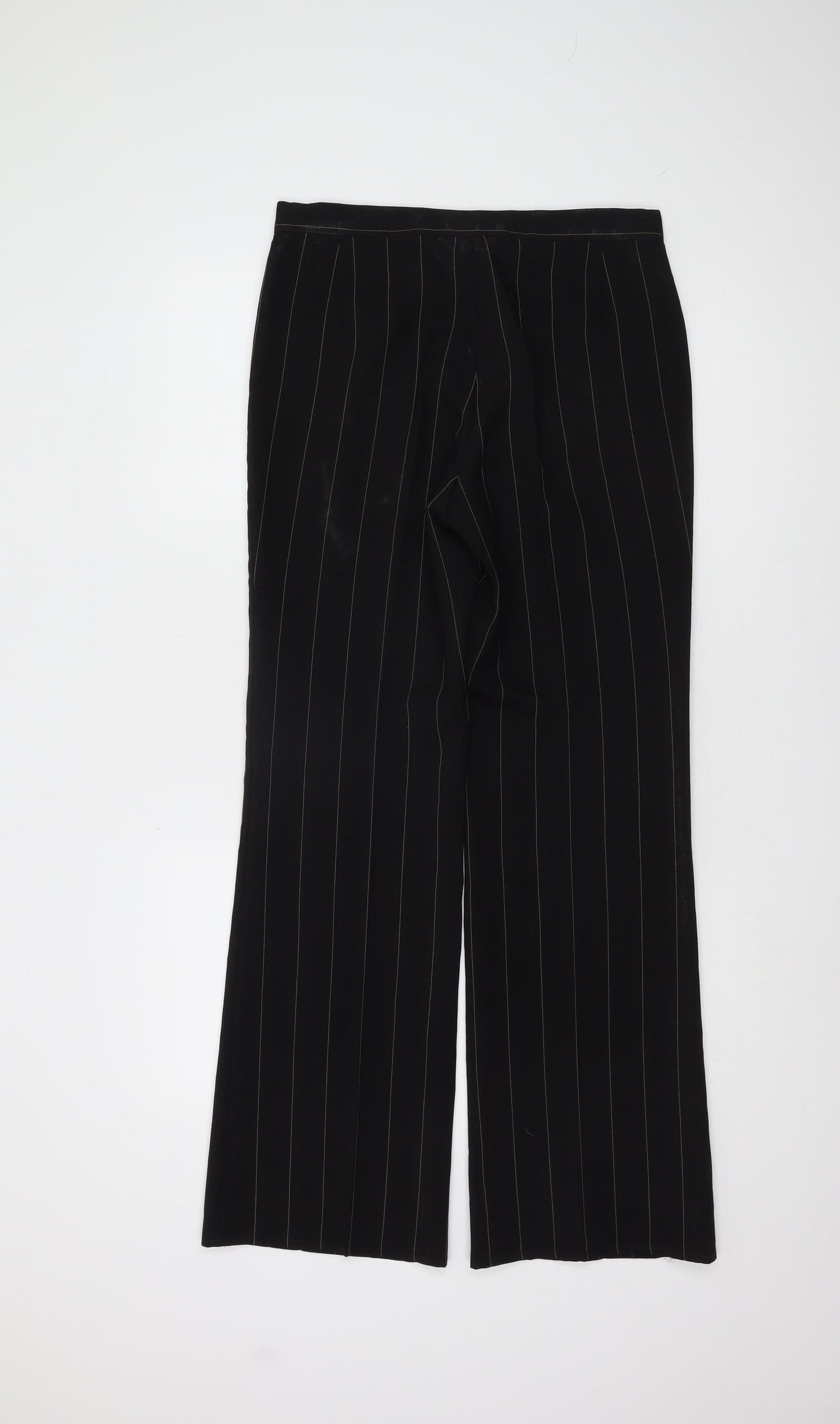Womens UK Size 10 Marks and Spencer Regular Fit Business Casual Black Trousers