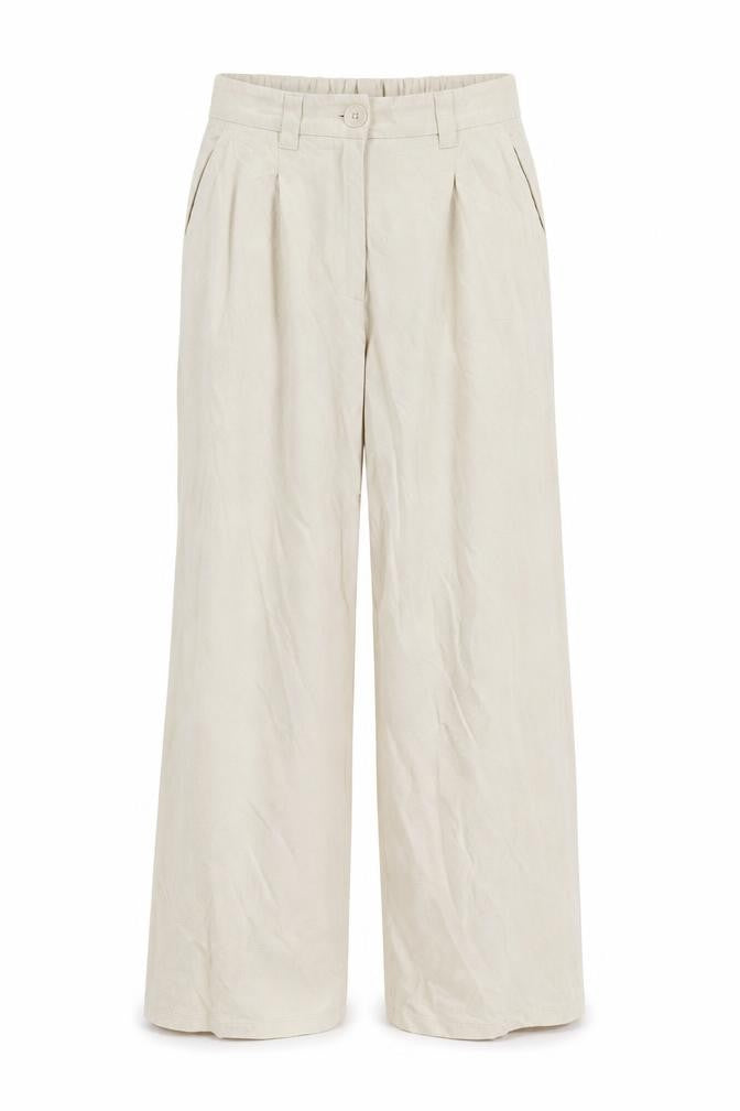 Womens UK Size 8 ASOS Design Relaxed Fit Casual Beige Trousers
