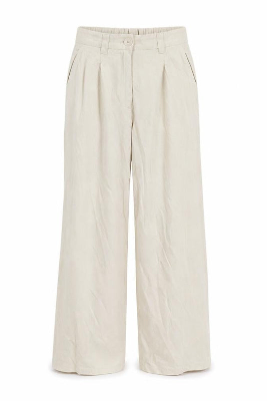 Womens UK Size 8 ASOS Design Relaxed Fit Casual Beige Trousers