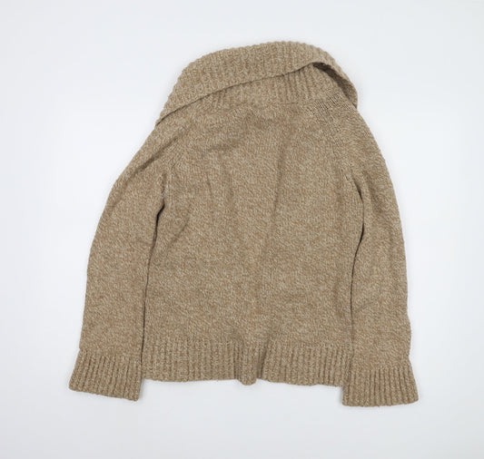 Womens UK Size 16 Marks and Spencer Beige Cardigan Jumper