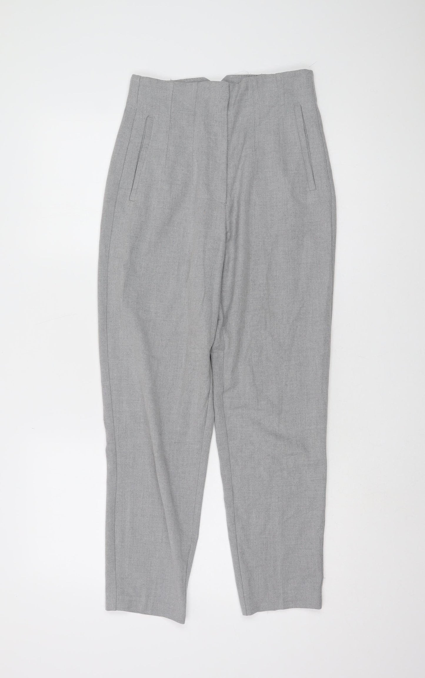 Womens UK Size S Zara   Grey Trousers