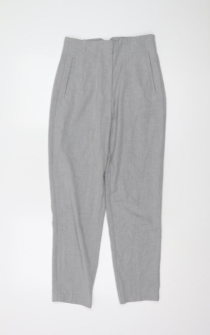 Womens UK Size S Zara   Grey Trousers